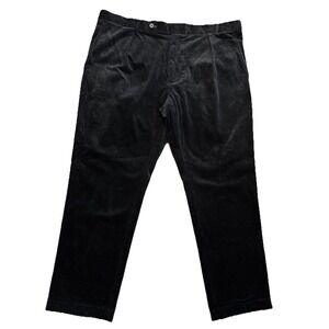 Polo Ralph Lauren Mens Dark Brown 40x27.5" Corduroy Pleated Pants Straight Leg